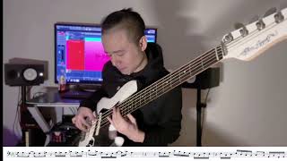 alleva coppolo lg5 jazz bass tal wilkenfeld bass solo cover [upl. by Campman]