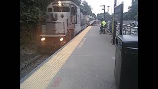 NJTR 4634 pulling into Hammonton Station in Hammonton NJ 42026063 7282021 [upl. by Haelem877]