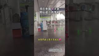 🇹🇭泰國已經進入雨季的時候了 ，旅客們請注意天氣報告‼️ 泰國自由行 曼谷2024 泰國天氣 泰國生活 [upl. by Freddie899]