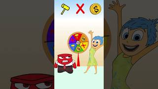 Joy Team Lucky Game 🎰 Whose Luck is Better Inside out2cartoon insideout2 shorts [upl. by Carmelina]