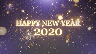 HAPPY NEW YEAR  2020  Countdown with fireworks [upl. by Annelise]