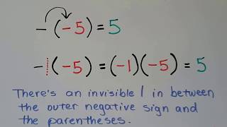 GED Math 18c Multiplying amp Dividing integers [upl. by Spring]