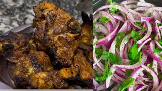 Grilled chicken recipe  Grilled chicken kese banaen [upl. by Aicitel2]