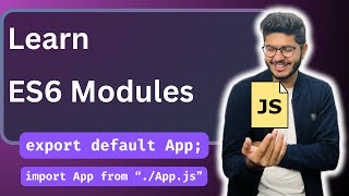 Learn ES6 Modules  Javascript tutorial 013 in Hindi [upl. by Meagher]