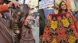 VISITING ANARKALI BAZAAR FOR MOST BEAUTIFUL AND REASONABLE BRIDAL AND SHAADI DRESSES [upl. by Brenda750]