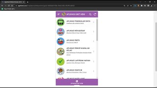Salin Aplikasi amp Dashboard Pengurusan Unit HEM [upl. by Yks]