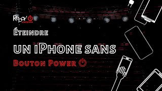 Éteindre un iPhone sans bouton power ou sans boutons de volume [upl. by Babbette251]