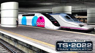 TRAIN SIMULATOR 2021  OUIGO TGV BARCELONA SANTS [upl. by Kehsihba569]