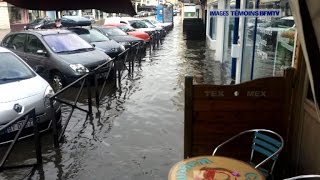 Images témoins  les inondations à BoulognesurMer [upl. by Poppas]