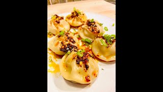 Bibigo Steamed Dumplings with Homemade Chili Oil [upl. by Eberly]