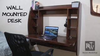 How to Make a Floating Wall Desk [upl. by Frodeen562]