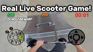 Scooter Game in Real Live🤯 [upl. by Secnarfyram634]