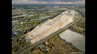 Terminal kontenerowy Zduńska Wola Karsznice  Budowa [upl. by Hsaniva]