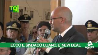 Pompei Napoli Si insedia il sindaco Uliano è new deal [upl. by Alrats]