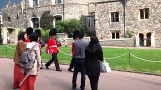 Windsor guards yelling at tourists [upl. by Alber873]