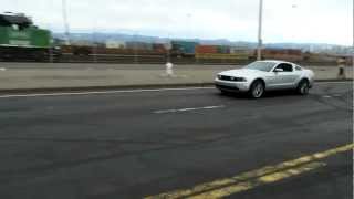 2011 50 Mustang vs Mach 1 Mustang [upl. by Ahsatam]