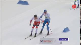 Crazy Finish of Mens Team Sprint  World Champions Lahti 2017 [upl. by Fisher178]