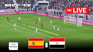 eFootball Pes 21 Gameplay  Spain U23 vs Egypt U23  Mens Football Olympic Games Paris 2024 [upl. by Kowatch721]