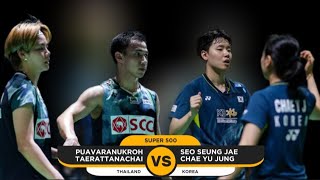 Dechapol PuavaranukrohSapsiree Taerattanachai vs SeoChae  Korea Open Badminton [upl. by Charbonneau]