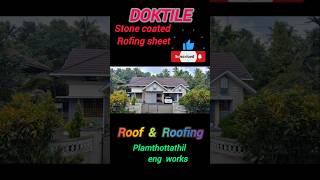 Ston coated roofing sheet workhome construction roofingsheets [upl. by Irami30]