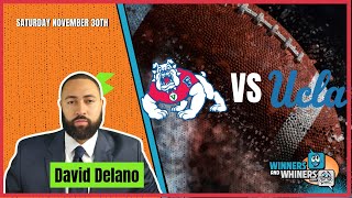 Fresno State vs UCLA College Football Free Pick 113024 [upl. by Adnorahs132]