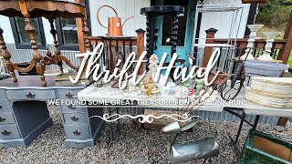 Thrift Haul • Junk Run • Vintage Finds • Yard Sale Scores • Salvaged Furniture [upl. by Sparks]