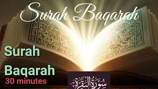 SURAH BAQARAH Full 30 minutes beautiful recitation surahbaqarah albaqarah khairwabarkat [upl. by Magulac]