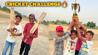 Cricket Match Challenge 😍 Zeeshan Vs Rishu 🔥 Kon jeetega Match ⁉️ [upl. by Akinoj]