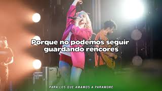 Paramore  Grudges LiveSub Español [upl. by Wey]