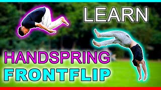 How to learn handspring front flip  RAVINDRASRana44 [upl. by Sirdi]