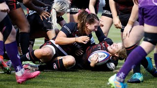 Highlights  Saracens Women 3421 Loughborough Lightning AP15s  Rd 1 [upl. by Anibas192]