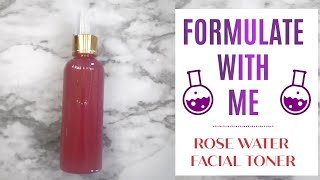 How To Make A Rose Water Facial Toner Alcohol Free [upl. by Stoneham]