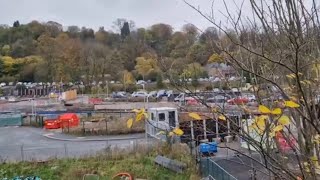 WORK ON THE DUDLEY TRAM LINES [upl. by Maltz]