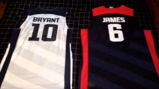 Team USA Basketball Jersey Review 2012 [upl. by Rubetta]