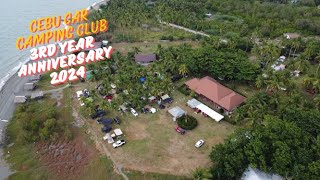 CEBU CAR CAMPING CLUB  3RD YEAR ANNIVERSARY  COCO SEAVIEW BEACH HOUSE  ASTURIAS CEBU [upl. by Ytsanyd696]