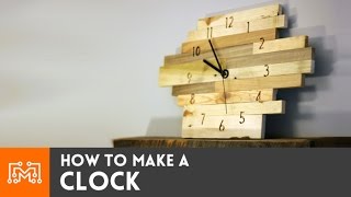 How to make a clock  I Like To Make Stuff [upl. by Halliday483]