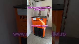 Cetrala pe peleti Kenda 25 kw  Complet echipata [upl. by Ydnor]