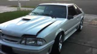 1991 ford mustang foxbody pearlwhite for sale [upl. by Noremmac]