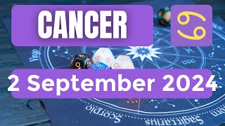 Cancer horoscope  Cancer Horoscope for Today 2 September 2024 [upl. by Fellner]