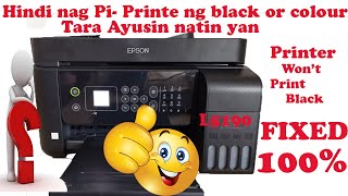 Epson l5190 not printing black [upl. by Nnylakcaj743]