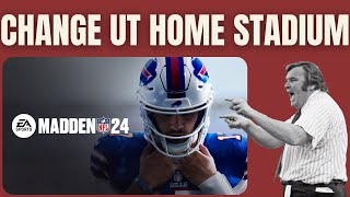 How to Change Home Stadium in Madden 24 Ultimate Team  Easy Tutorial madden24 [upl. by Inatsed]