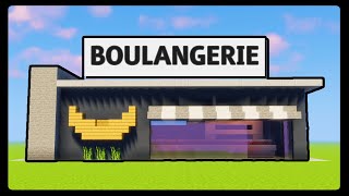 TUTO BOULANGERIE MODERNE  MINECRAFT [upl. by Kadner]