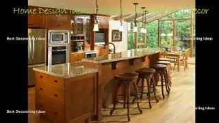 Kitchen island with sink design ideas  Modern cookhouse area design pic collection for [upl. by Agripina805]