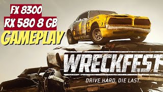 Wreckfest Gameplay FX 8300 RX 580 2024 [upl. by Epilif]