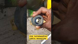 Jcb telehandler cabin mounting fitting [upl. by Llehcim]