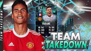 92 Flashback Raphael Varane Team Takedown [upl. by Eeresed]