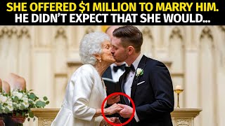 60yearold woman offers 1 million to a 20yearold man to marry her [upl. by Keegan]