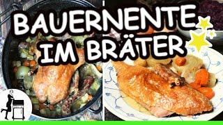 Ente im Bräter zubereiten  klassisches Rezept [upl. by Dynah148]