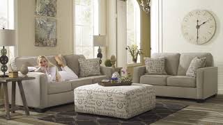 Ashley Alenya Sofa Loveseat Ottoman and Recliner at Big Sandy Superstore [upl. by Leissam]