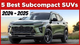 5 Best Subcompact SUVs 2024 and 2025 [upl. by Atwekk]